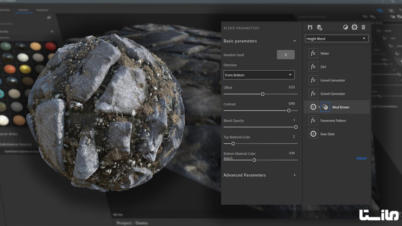 Substance Alchemist سابستنس الکمیست 3d material creation
3d material
متریال
رندرینگ
rendering
