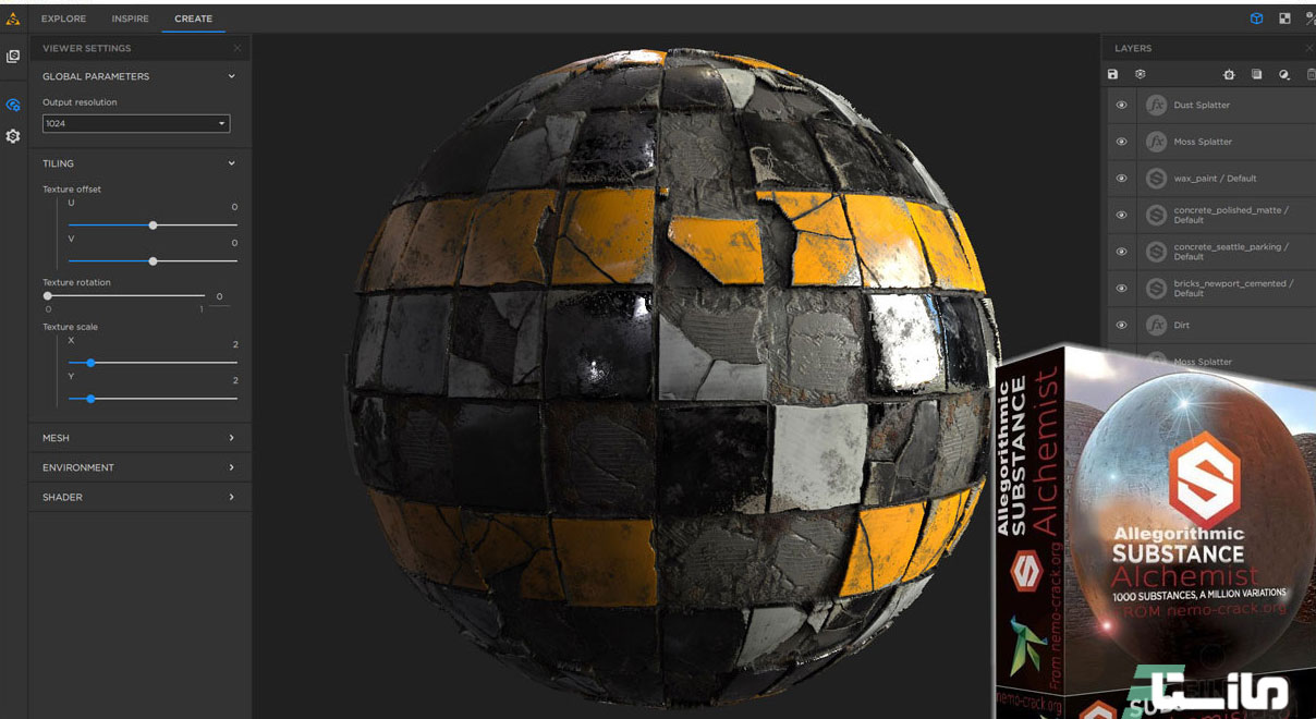 Substance Alchemist سابستنس الکمیست 3d material creation
متریال
material
adobe