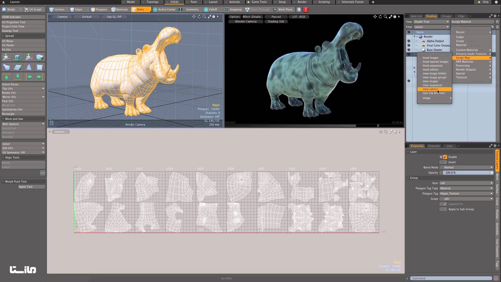 udim texturing uv mapping ptex texture unwrap یودیم تکسچرینگ تکسچر