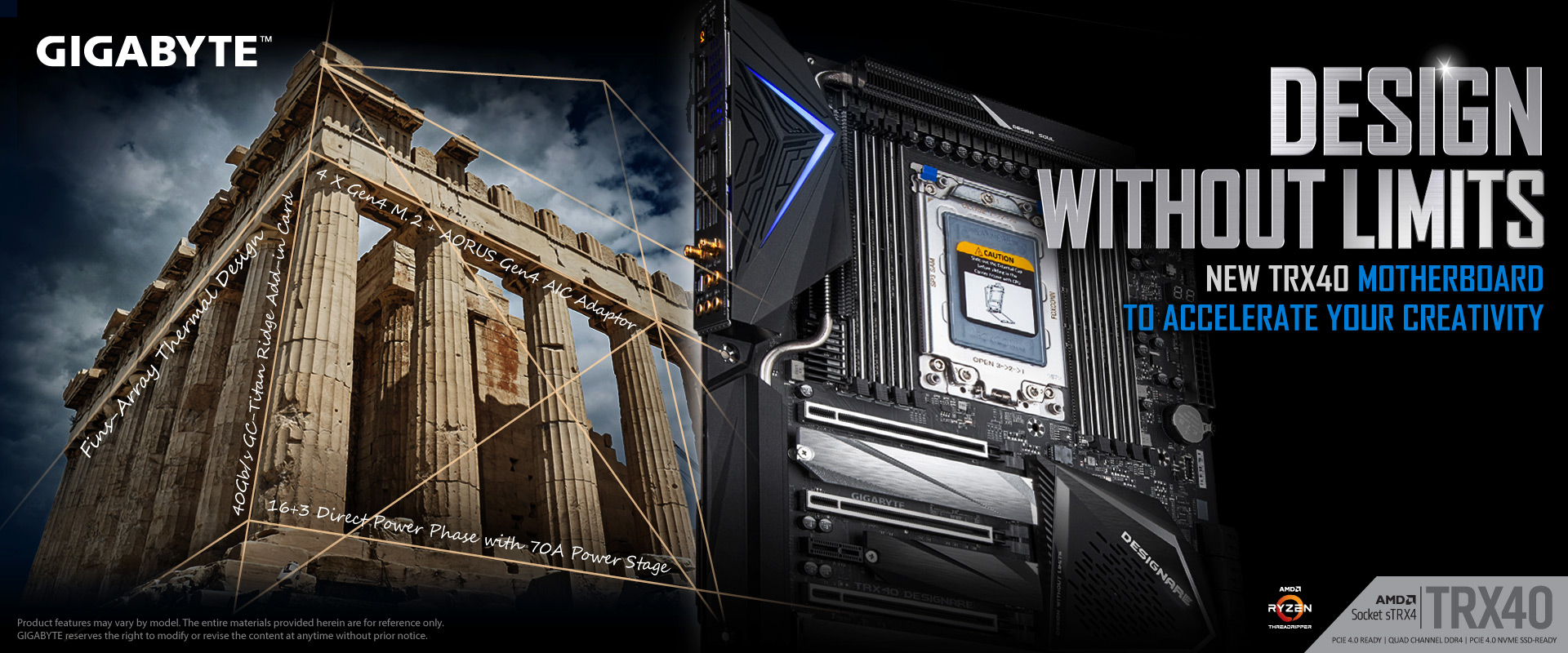 آنباکسینگ GIGABYTE AMD TRX40 DESIGNARE