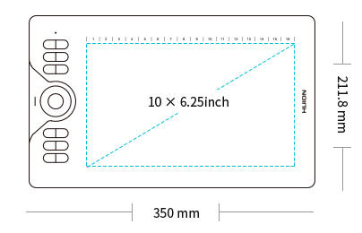 Huion HS610 Pen Tablet 