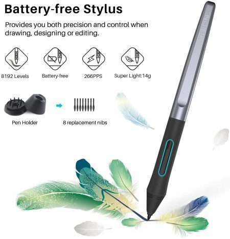 Huion Inspiroy H640P small Drawing Pen Tablet for artists قلم نوری و قلم و تبلت هویون هوییون هوئیون برای تکسچرپینتینگ اسکالپت دیجیتال پینتیگ sculpting texture painting