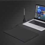 Huion Inspiroy H1161 Large Drawing Pen Tablet for artists 60 tilt support 220PPS report rate USB-C interface قلم نوری و قلم و تبلت هویون هوییون هوئیون برای تکسچرپینتینگ اسکالپت دیجیتال پینتیگ digiral painting sculpting texture painting