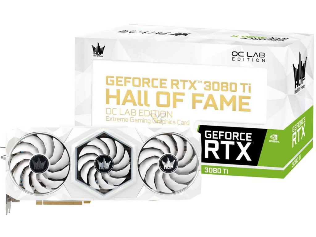 کارت‌های گرافیک GALAX RTX 3080 Ti HOF OC Lab با قدرت و فرکانسی خیره کننده وارد بازار شدند