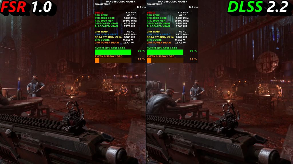 مقایسه AMD FSR و NVIDIA DLSS
