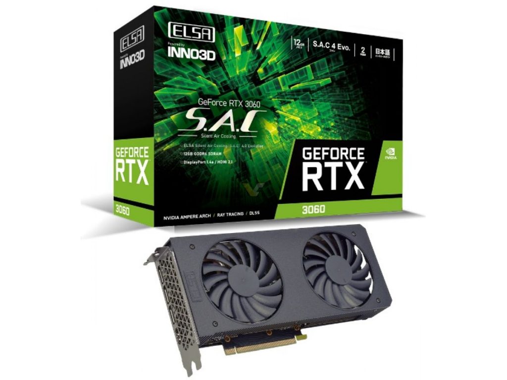 ELSA x INNO3D GeForce RTX 3060 SAC/L 