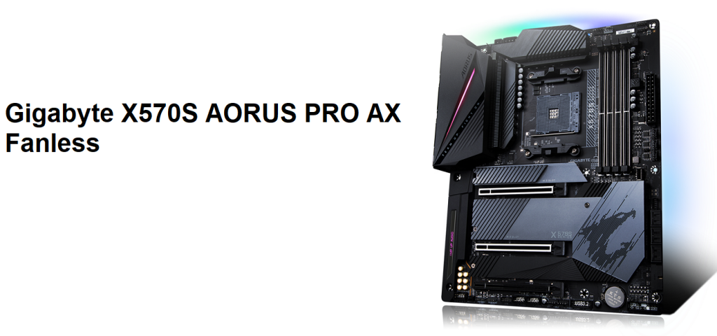 گیگابایت مادربرد حرفه‌ای و پرچمدار Gigabyte X570S AORUS PRO AX Fanless را معرفی کرد