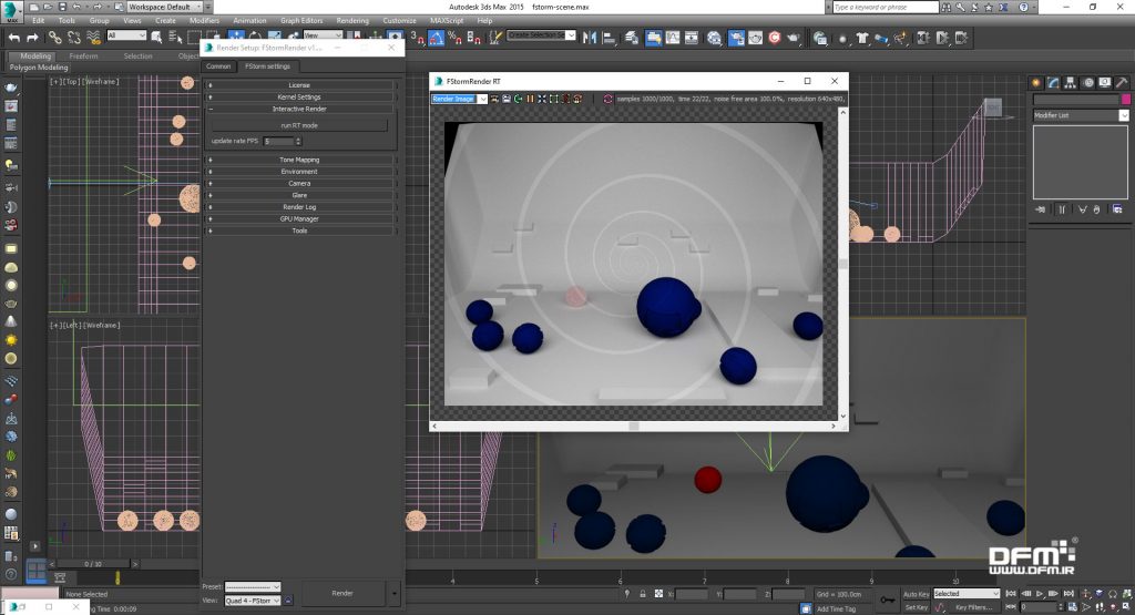 موتور رندرینگ GPU Based Fstorm Cuda rendering 3ds Max