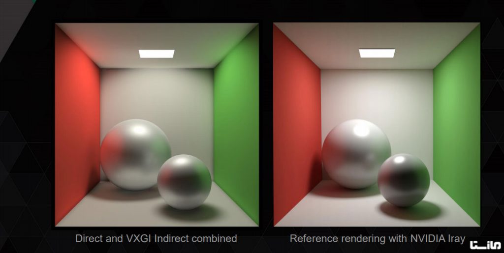 الگوریتم global illumination به روش Voxel Cone Tracing با NVIDIA VXGI
