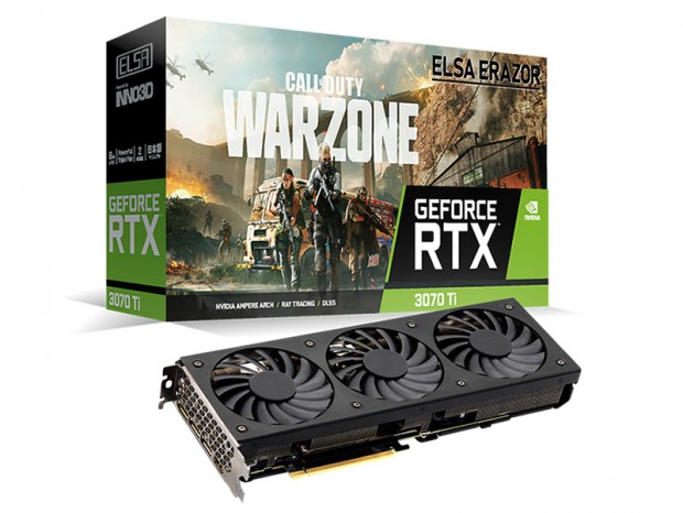 کارت گرافیک متفاوت و زیبای ELSA GeForce RTX 3070 Ti ERAZOR معرفی شد