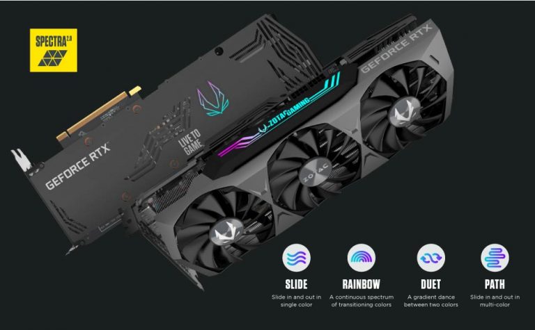 زوتاک کارت گرافیک GAMING GeForce RTX 3080 Ti Trinity OC را معرفی کرد؛ ساده اما قوی