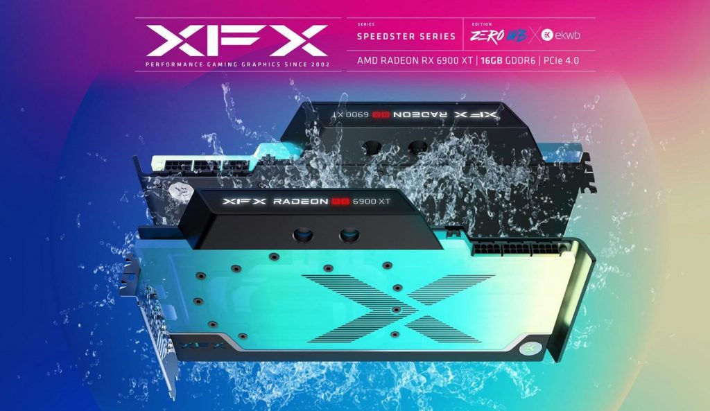 شرکت XFX کارت گرافیک Radeon RX 6900 XT ZERO WB را معرفی کرد؛ خنک کننده مایع برای یک پرچمدار