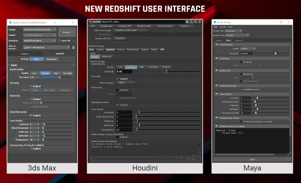 موتور رندرینگ Redshift با رابط کاربری جدید و کاربردی منتشر شد 