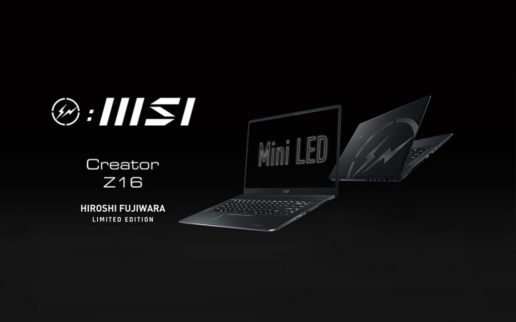 لپ تاپی متفاوت و زیبا از MSI برای طراحان رونمایی شد: Creator Z16 Hiroshi Fujiwara Limited Edition