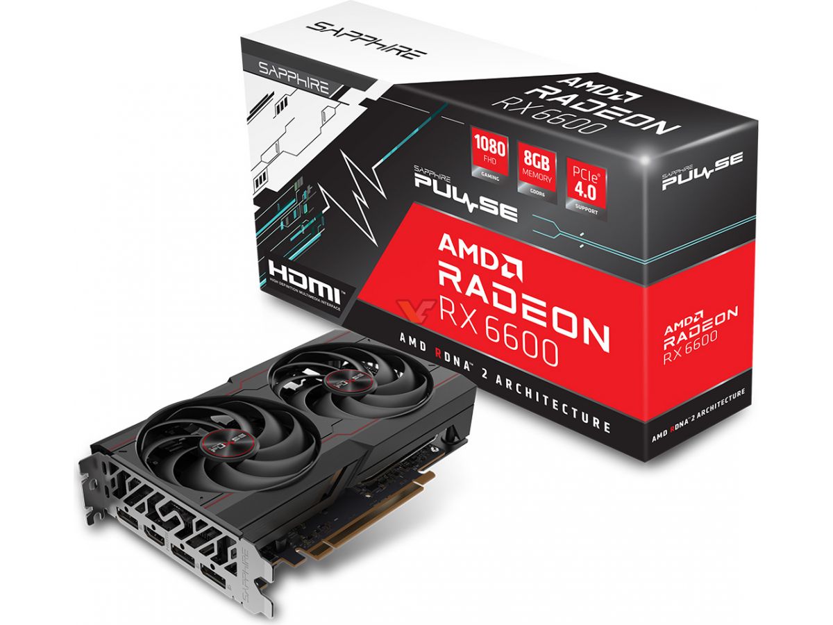 این شما و این هم اولین تصاویر از Sapphire Radeon RX 6600 PULSE