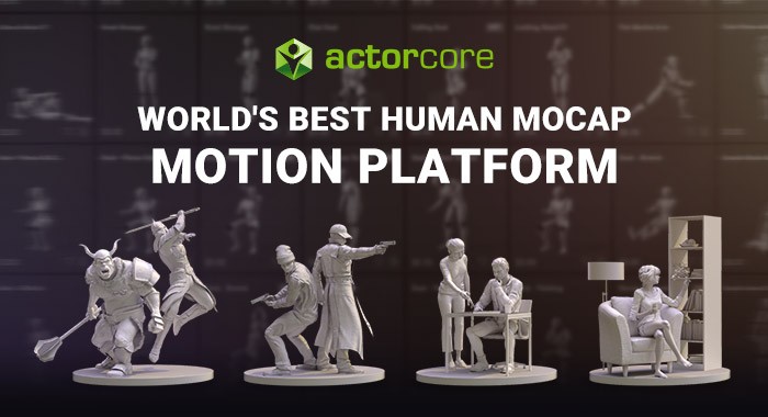 کتابخانه ActorCore در بروزرسانی جدیدی کاراکترهای سه بعدی و ۳۲ حرکت جدید را منتشر کرد
