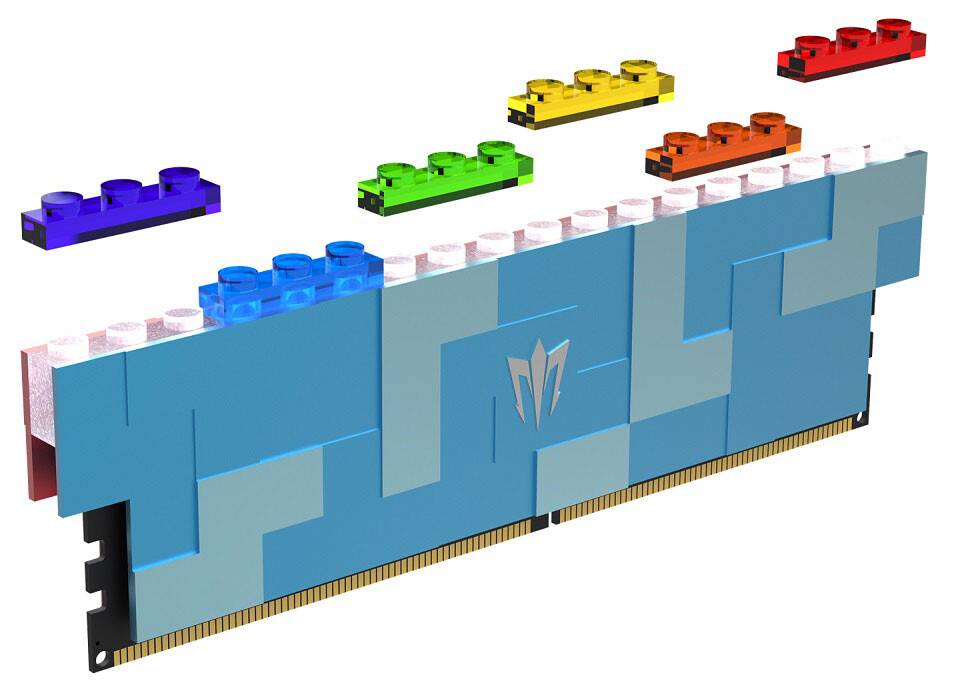 اولین رم‌های DDR5 شرکت GALAX با همکاری شرکت LEGO رونمایی شده‌اند!