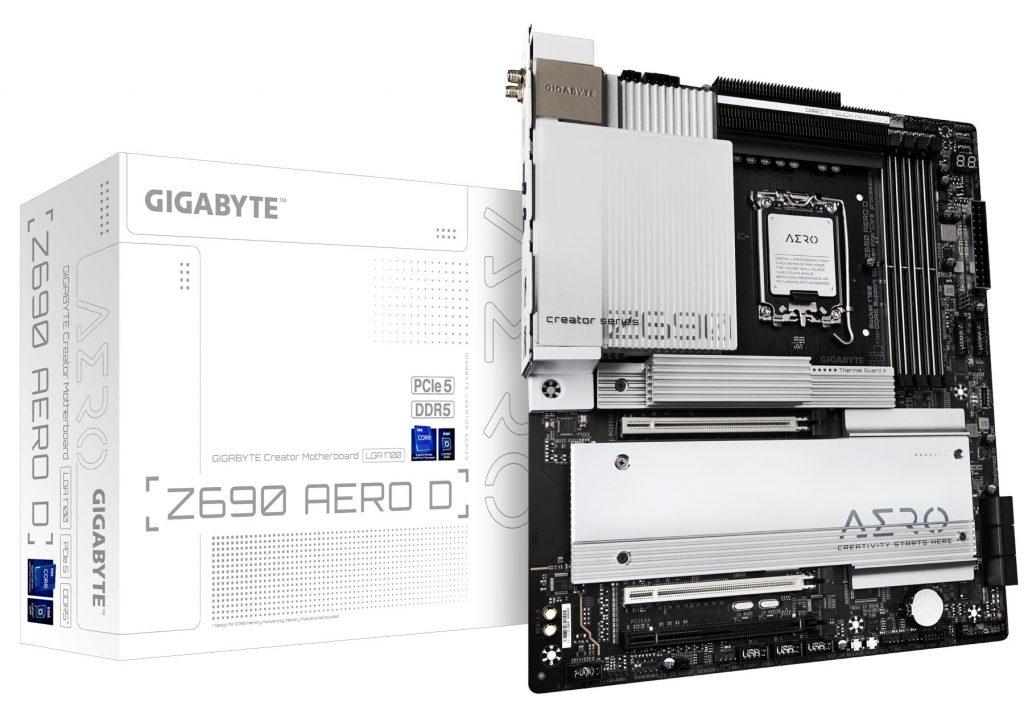 تصاویر و مشخصات مادربرد GIGABYTE Z690 AERO D منتشر شد؛ مخصوص طراحان و ادیتورها