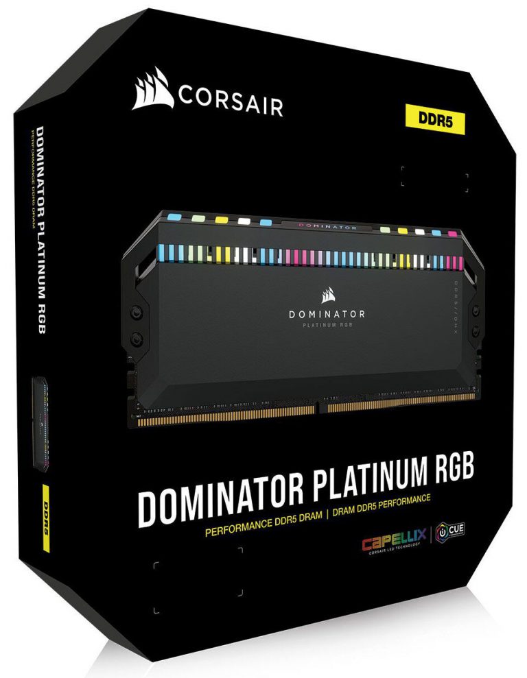 کورسیر رم‌های زیبا و حرفه‌ای Dominator Platinum RGB DDR5 را معرفی کرد