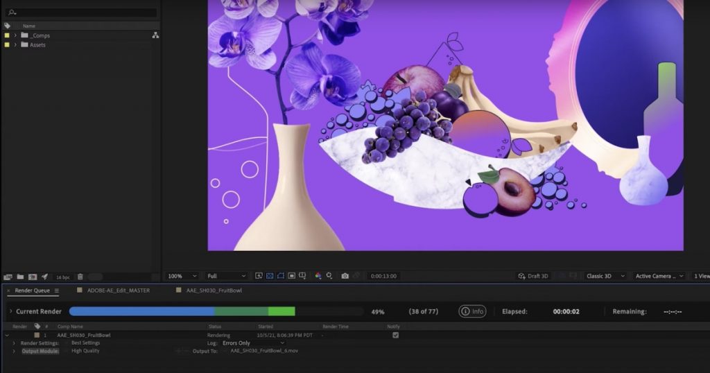 ادوبی نسخه‌ی جدید After Effects 22.0 را عرضه کرد