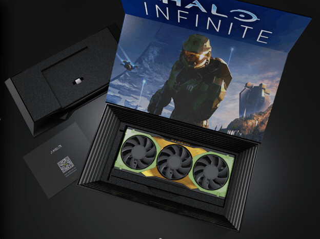 مایکروسافت و AMD کارت گرافیک خاص و محدود RX 6900 XT Halo Infinite Limited Edition را معرفی کردند