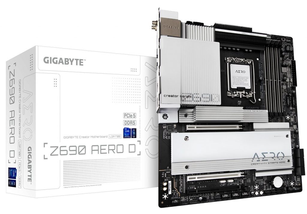 گیگابایت دو مادربرد Gigabyte Z690 AERO D و Z690 AERO G را برای تولید کنندگان محتوا و رندر معرفی کرد