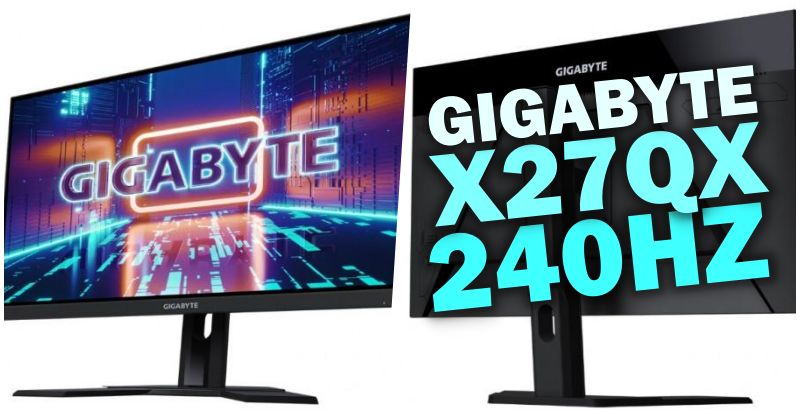 مانیتور گیمینگ خوش قیمت و بسیار سریع GIGABYTE X27Q X معرفی شد