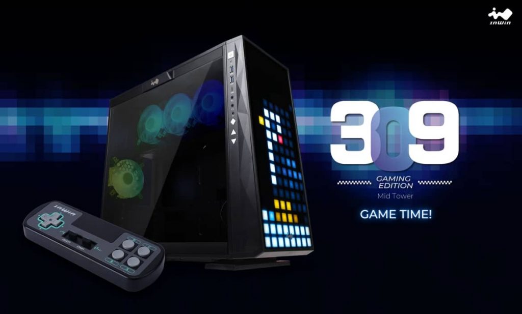 با کیس In Win 309 Gaming Edition می توانید در پنل جلو بدون هیچ چیزی بازی کنید!
