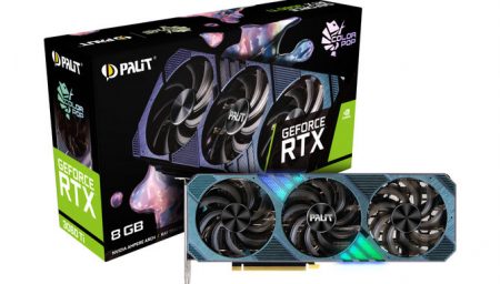 کارت گرافیک Palit GeForce RTX 3060 Ti ColorPOP با با قابلیت تغییر رنگ بدنه معرفی شد