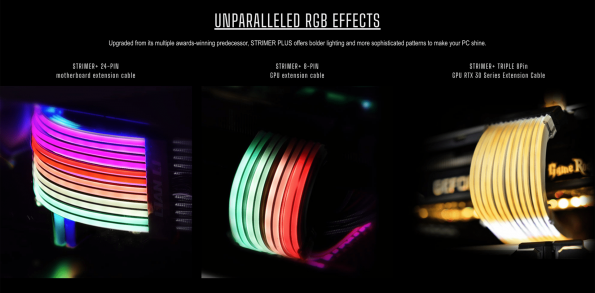 LIAN LI PW24-V2 ADDRESSABLE RGB STRIMER Plus 24-PIN