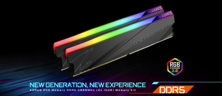 گیگابایت سری جدید رم های AORUS RGB DDR5 6000 MHz را در CES 2022 رونمایی کرد