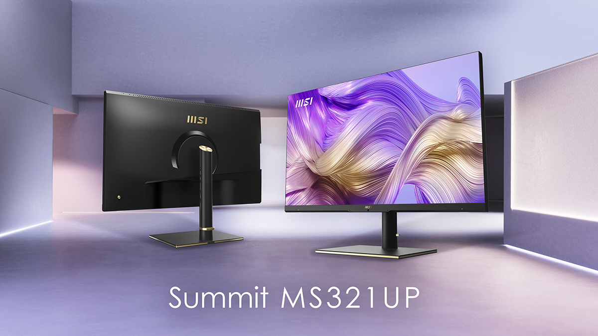 مانیتور حرفه ای و خوش قیمت MSI Summit MS321UP برای تولید کنندگان محتوا معرفی شد