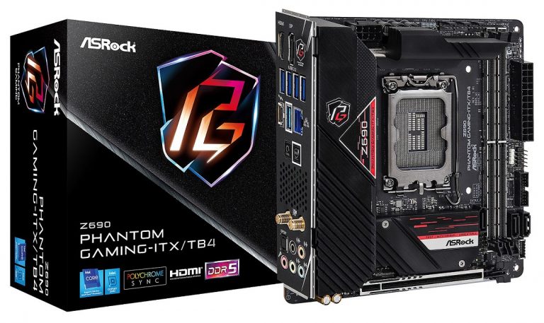 کوچک اما قاتل: مادربرد ASRock Z690 Phantom Gaming-ITX/TB4 معرفی شد