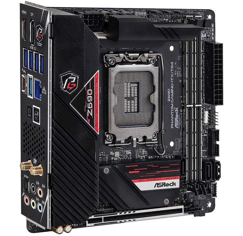 کوچک اما قاتل: مادربرد ASRock Z690 Phantom Gaming-ITX/TB4 معرفی شد