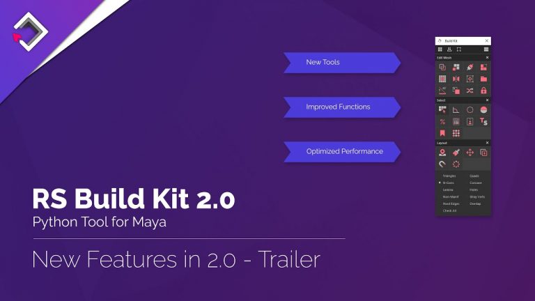 کیت افزونه RS Build Kit 2.0 برای کاربران مایا منتشر شد!