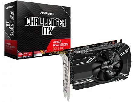 کارت گرافیک ارزان قیمت ASRock Radeon RX 6400 Challenger بدون رابط تغذیه