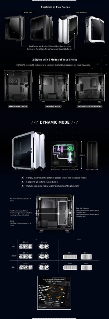 کیس Lian Li ODYSSEY X Black
