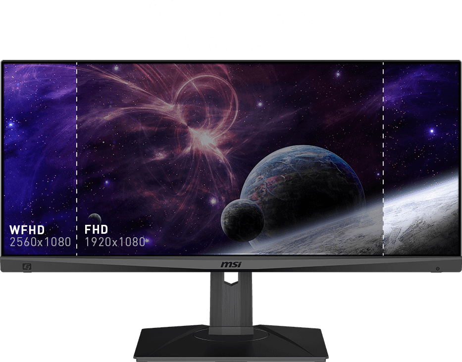 MSI Full HD Rapid-IPS 1ms 2560 x 1080 Ultra Wide 200Hz Refresh Rate HDR Ready G-Sync Compatible 30” Gaming Monitor (Optix MAG301RF)