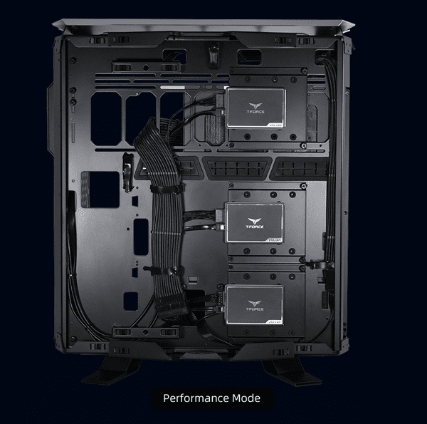 LIAN LI Odyssey X Black Tempered Glass on the Left and Right Sides, Aluminum Full Tower Gaming Computer Case
