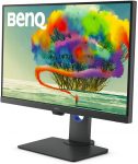 BenQ PD2700U 27 inch 4K Monitor for Designers 3840×2160 UHD IPS panel with AQCOLOR 100% Rec.709, sRGB; Factory-calibrated; DualView, Eye-care, Anti-Glare, Gray