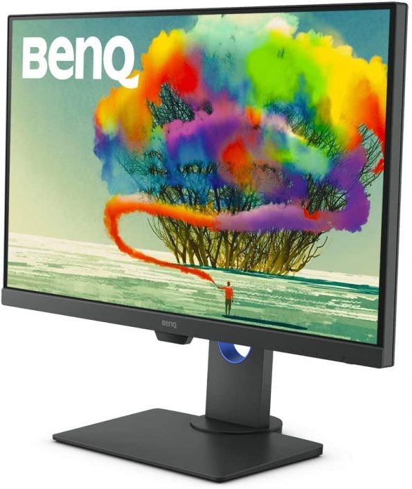 BenQ PD2700U 27 inch 4K Monitor for Designers 3840x2160 UHD IPS panel with AQCOLOR 100% Rec.709, sRGB; Factory-calibrated; DualView, Eye-care, Anti-Glare, Gray