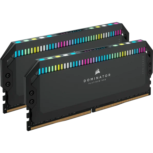 رم کورسیر DOMINATOR PLATINUM RGB 32GB (2x16GB) DDR5 DRAM 5200MHz C40