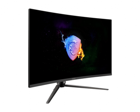 مانیتور گیمینگ خمیده ام اس آی MSI Optix AG321CQR 16:9 Aspect Ratio Anti-Glare Super Narrow Bezel 1ms 2560 x 1440 (QHD) 165Hz Refresh Rate Tilt Adjustment Free Sync 32