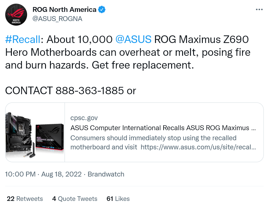 مادربرد ASUS ROG Maximus Z690 Hero