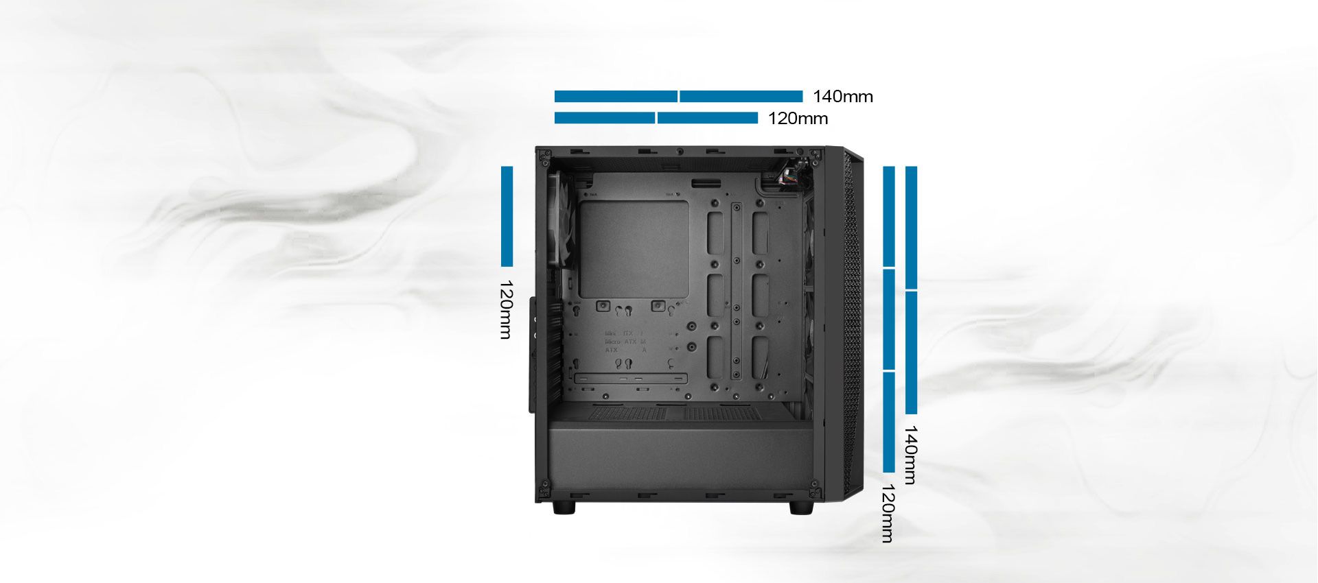 خنک سازی AIR COOLING کیس سیلوراستون