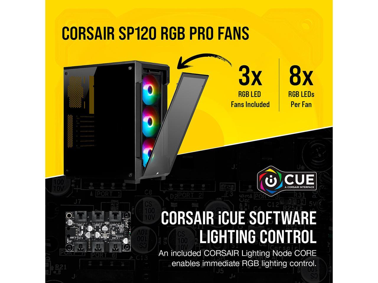 سه عدد فن SP120 RGB PRO کی کور سیر