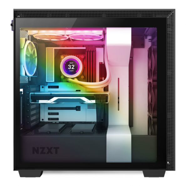 خنک کننده مایع نصب شده در کیس nzxt