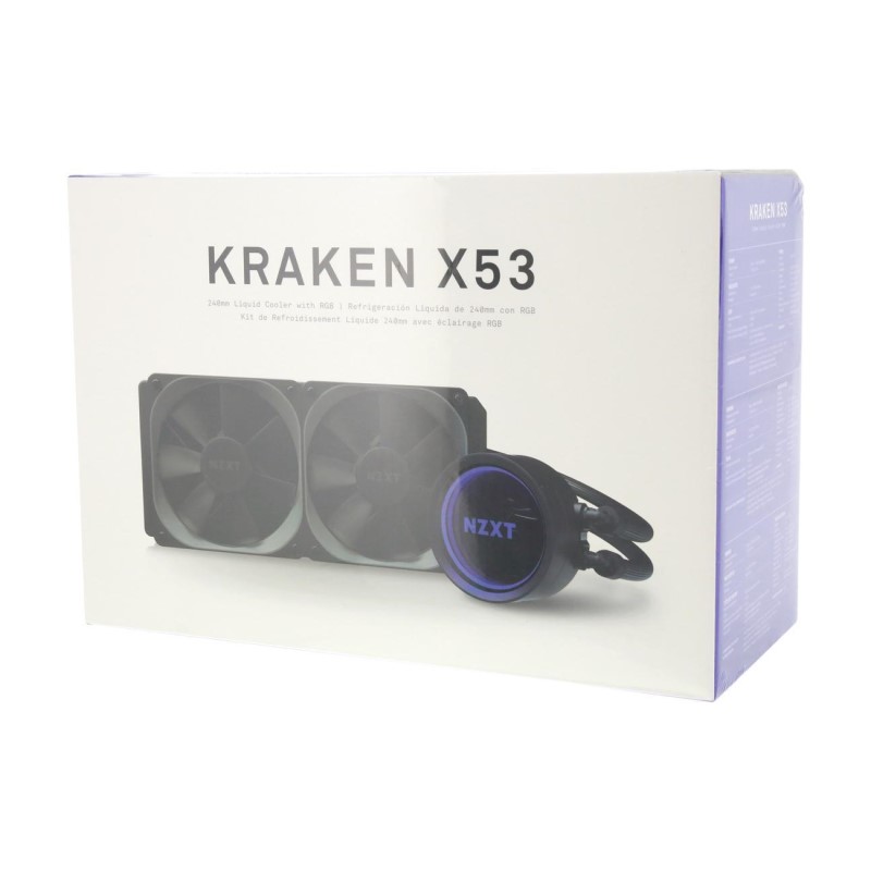 جعبه خنک کننده مایع ان زد ایکس تی Kraken X53 RGB Black