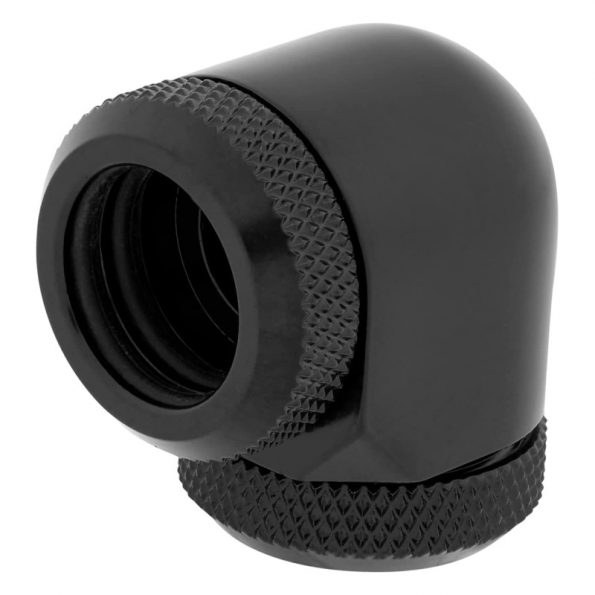 فیتینگ کورسیر 2 تایی 90 درجه ای 14mm مشکی XF