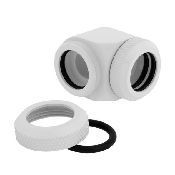 فیتینگ کورسیر 2 تایی 90 درجه ای 14mm سفید XF